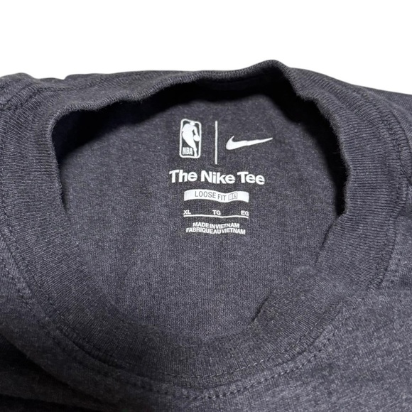 Nike NBA Max90 Boston Celtics Courtside‎ Gray Shirt Adult XL - Picture 5 of 7